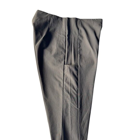 Athleta Pants Womens Sz 2 Dark Gray Utility Slim Leg Split Hem Pants Athleisure - Picture 9 of 12